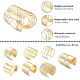 8Pcs Gold Cuff Bangle Bracelets For Women Girls Hypoallergenic Open Wide Wire Bracelets Arm Cuff Adjustable Wrist Jewelry Set